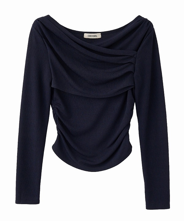 COCODEAL ココディール オフショルタックカットソートップス