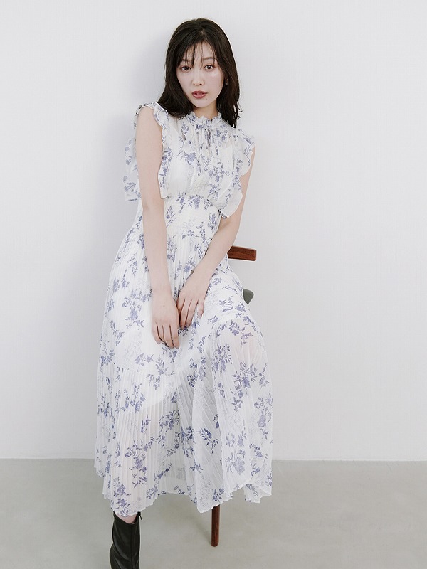 PRE SALE30%OFF】SNIDEL スナイデル Sustainableプリントプリーツ