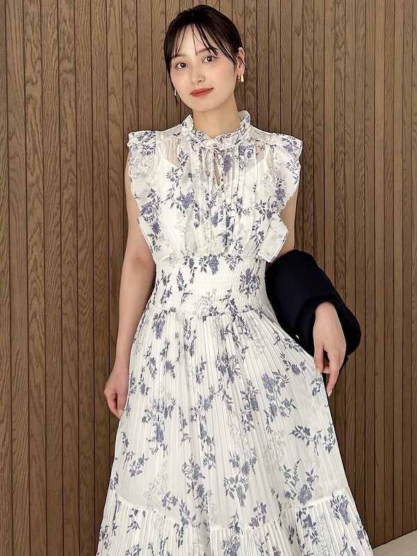 PRE SALE30%OFF】SNIDEL スナイデル Sustainableプリントプリーツ