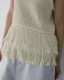 ��ͽ���ʡ�anuke ����̡���  Fringe Knit Tanktop 62610510 3�����4��������ͽ�� /����󥻥������Բľ���