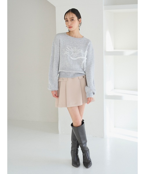 �ڴ��ָ���10%OFF��SNIDEL ���ʥ��ǥ�  ��ܥ������ե��㥬���ɥ˥åȥץ륪���С� SWNT261064  /����󥻥������Բľ��� �������ˤ�15���ޤ�¨��ȯ��(���˰ʳ�)��