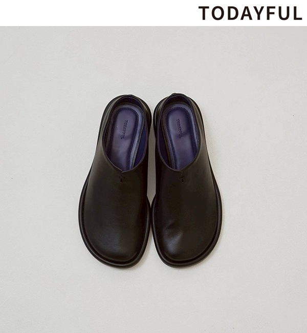TODAYFUL �ȥ��ǥ��ե�  Slide Leather Shoes 12611033  /����󥻥������Բľ��� �������ˤ�15���ޤ�¨��ȯ��(���˰ʳ�)��