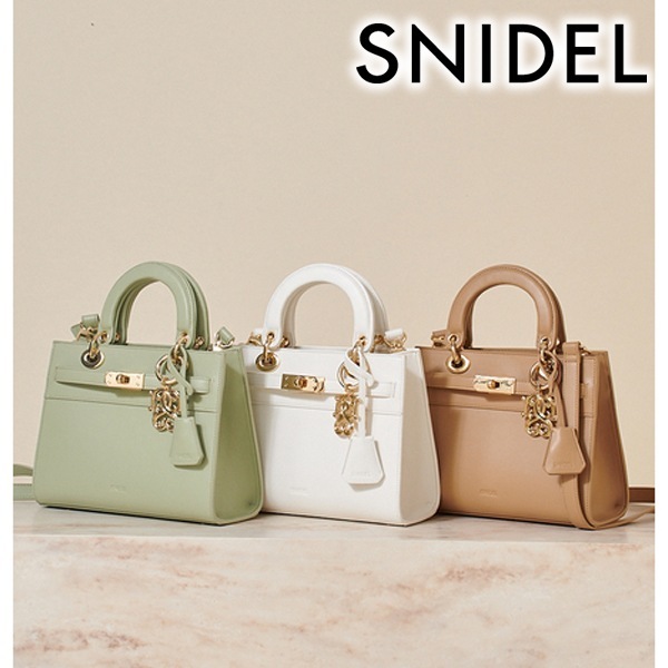 SNIDEL ホワイト パフハンドルバッグ SNIDEL/スナイデル]パフハンドルバッグ（バッグ）｜SNIDEL