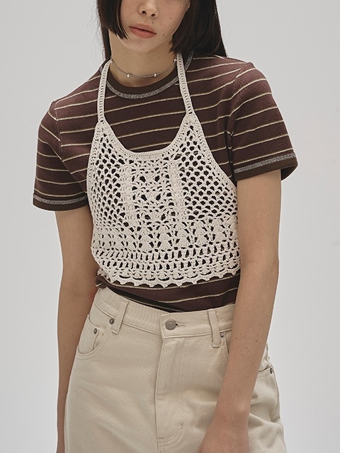 TODAYFUL Border Ringer Tee チャコールグレー 完売 F TODAYFUL Border Ringer Tee チャコールグレー 完売 F