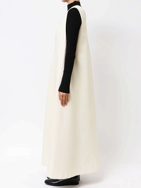 期間限定10%OFF】ELENDEEK エレンディーク DEEP V NECK A-LINE OP