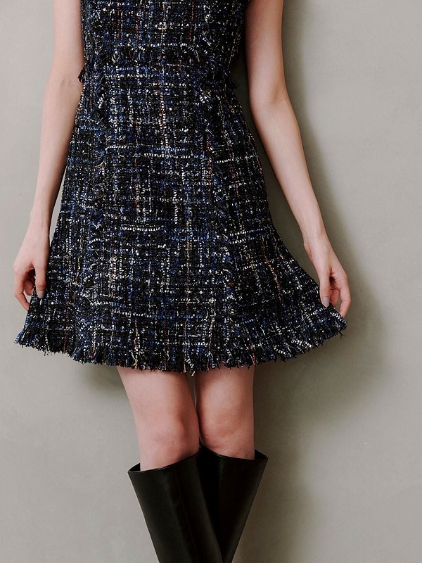 期間限定10%OFF】SNIDEL スナイデル ツイードミニワンピース