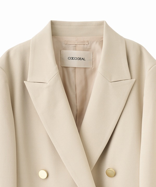 ココディール＊ダブルブレストジャケット＊新品タグ付き ココディール (セール40%OFF) COCODEAL / ダブルブレストジャケット 24