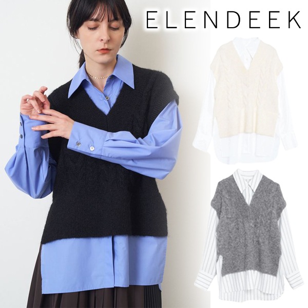 �ڴ��ָ���10%OFF��ELENDEEK �����ǥ�����  CABLE VEST DOCKING SH 512652600101 /����󥻥������Բľ��ʡ������ˤ�15���ޤ�¨��ȯ��(���˰ʳ�)��