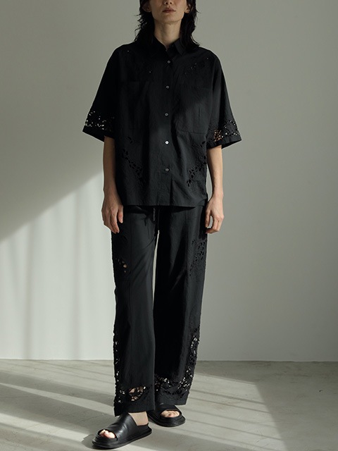 anuke アンヌーク Cutwork Lace Pants 62410703 /キャンセル返品不可  