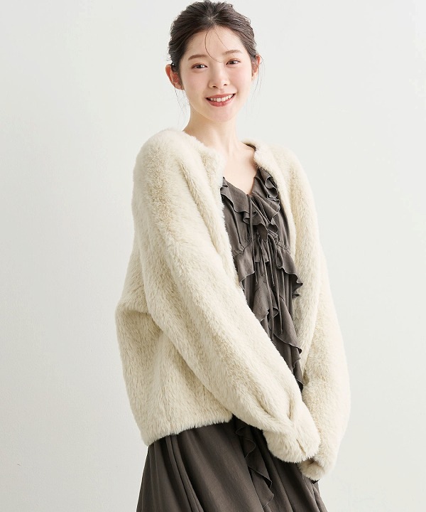 SALE20%OFF】COCODEAL ココディール ダブルフェイスフェザーニット