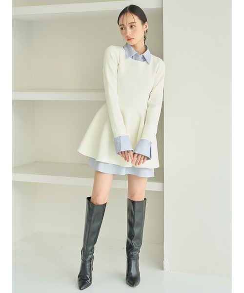 ��SOLD OUT�ۡڴ��ָ���10%OFF��SNIDEL ���ʥ��ǥ�  ����ĥ쥤�䡼�ɥ˥åȥ���˥å� SWNT261186  /����󥻥������Բľ��� �������ˤ�15���ޤ�¨��ȯ��(���˰ʳ�)��