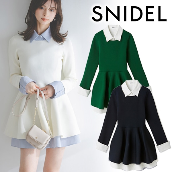 ��SOLD OUT�ۡڴ��ָ���10%OFF��SNIDEL ���ʥ��ǥ�  ����ĥ쥤�䡼�ɥ˥åȥ���˥å� SWNT261186  /����󥻥������Բľ��� �������ˤ�15���ޤ�¨��ȯ��(���˰ʳ�)��