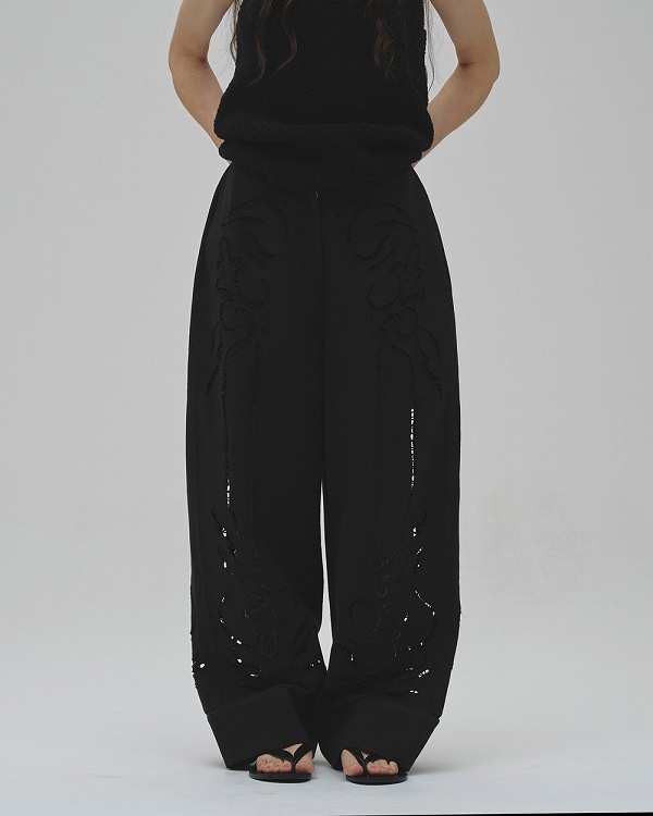 ��ͽ���ʡ�TODAYFUL �ȥ��ǥ��ե�   Cut Lace Twill Pants 12610701 6������7��������ͽ�� /����󥻥������Բľ���