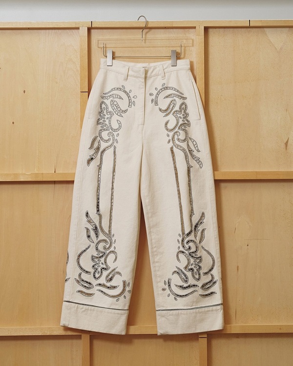 ��ͽ���ʡ�TODAYFUL �ȥ��ǥ��ե�   Cut Lace Twill Pants 12610701 6������7��������ͽ�� /����󥻥������Բľ���