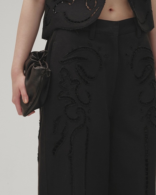 ��ͽ���ʡ�TODAYFUL �ȥ��ǥ��ե�   Cut Lace Twill Pants 12610701 6������7��������ͽ�� /����󥻥������Բľ���