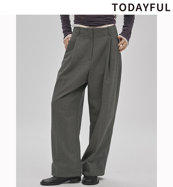 ��ͽ���ʡ�TODAYFUL �ȥ��ǥ��ե�  Wool Painter Pants 12620716 11������12��������ͽ�� /����󥻥������Բľ���