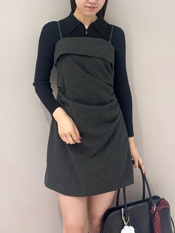 SALE50%OFF】SNIDEL スナイデル ウールベアミニワンピース SWFO254178