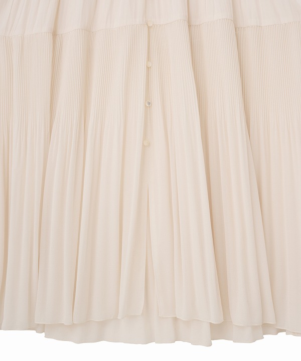 COCODEAL ココディール ギャザードロストティアードワンピース