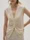 TODAYFUL �ȥ��ǥ��ե�  Tencelsilk Knit Vest 12610517  /����󥻥������Բľ��� �������ˤ�15���ޤ�¨��ȯ��(���˰ʳ�)��