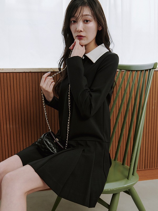 SALE50%OFF】SNIDEL スナイデル Sustainable衿つきプリーツカットミニ