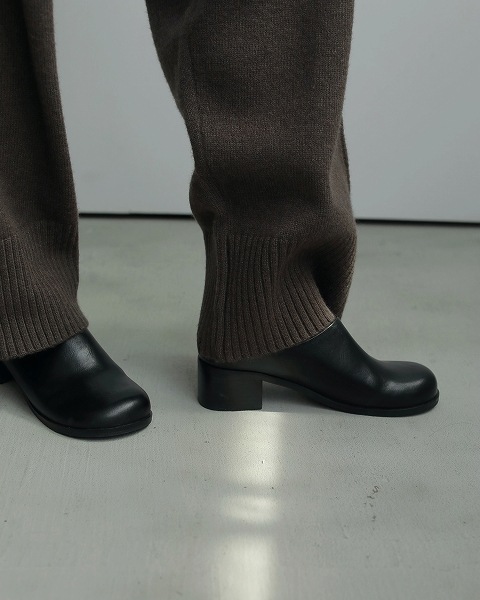 anuke アンヌーク Ecoleather Heel Slip-ons 62521021 /キャンセル返品