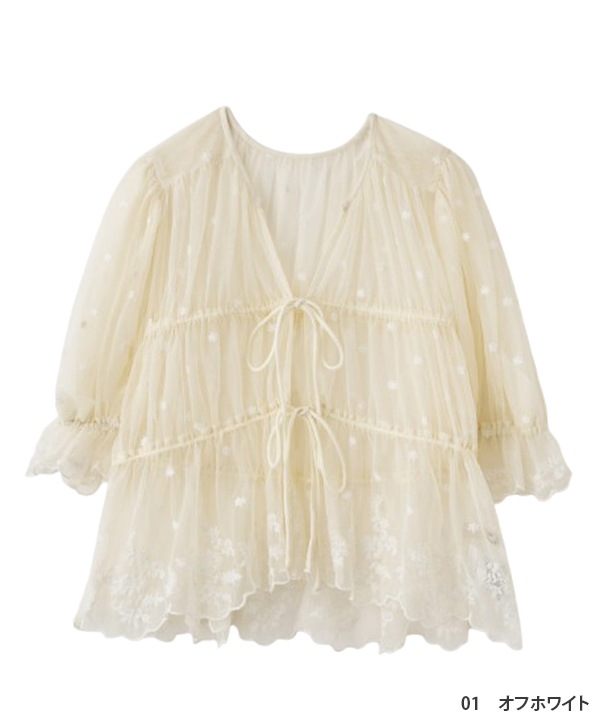 SALE30%OFFOFF】COCODEAL ココディール チュールエンブロイダリー 