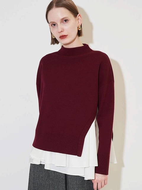 ELLIE スリットニット　GLAY 完売品　ellie 連休お値下げ classicalelf（クラシカルエルフ） 【mily bilet】トップス ニット