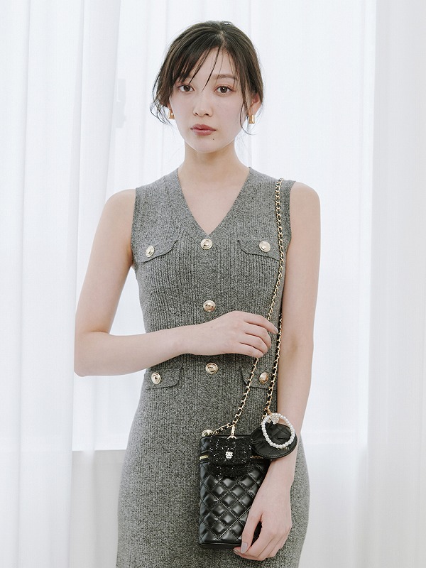 SOLD OUT】【期間限定10%OFF】SNIDEL スナイデル ノースリーブフロント