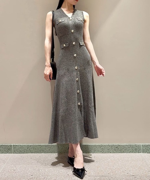 SOLD OUT】【期間限定10%OFF】SNIDEL スナイデル ノースリーブフロント