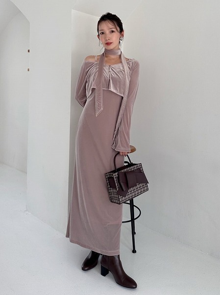 期間限定20%OFF】FRAY I.D フレイアイディー シアーベロアカーデ