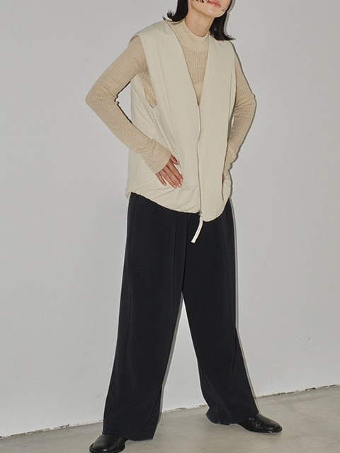 TODAYFUL Vネックナイロンベスト