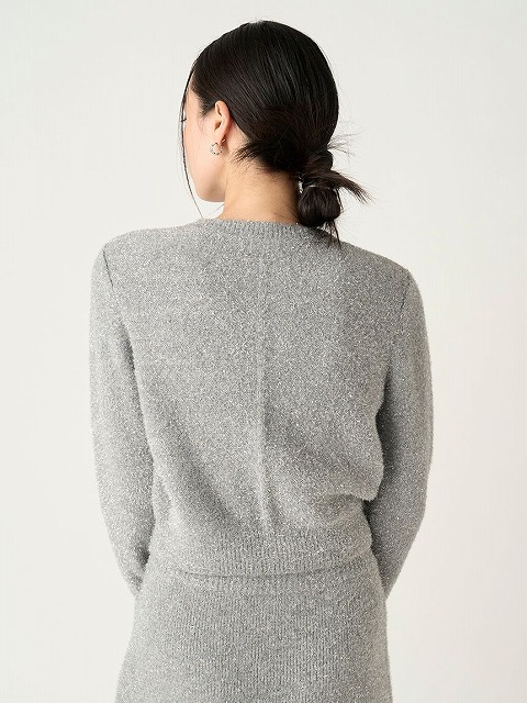 FRAY I.D 24AW スパンコールラメフェザースカート 美品 FRAY I.D 24AW スパンコールラメフェザースカート 美品