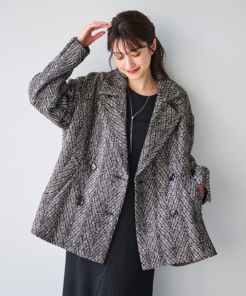 COCO DEAL  ツイーディーコート SOLD OUT】【SALE40%OFF】COCODEAL ココディール ツイーディー