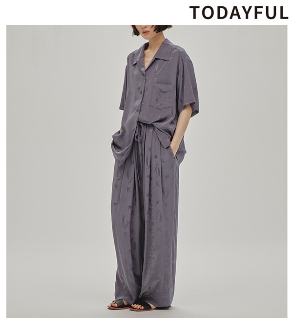 トップス todayful Swallow Satin Shirts セール】Swallow Satin Shirts（シャツ/ブラウス）｜TODAYFUL