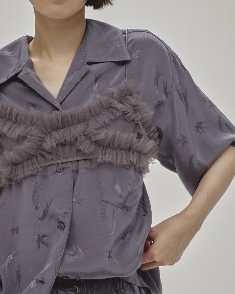 SOLD OUT】TODAYFUL トゥデイフル Swallow Satin Shirts