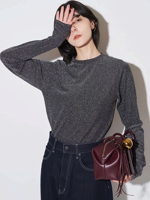 【イデアルーチェ】♡ ELLE ♡ カットソー♡ブラック♡新品未使用♡ Tops - iDea Luce イデアルーチェ｜ワンランク上の大人