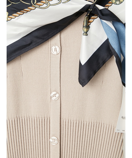 PRE SALE30%OFF】FRAY I.D フレイアイディー スカーフセットニット