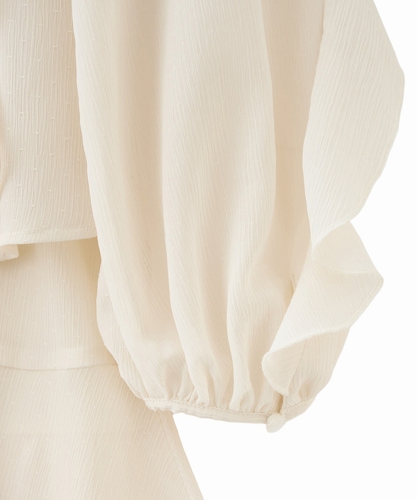 COCO DEAL 岡崎紗絵さんコラボ】カスケードボウタイフリルミニワンピース SALE40%OFF】COCODEAL ココディール カスケードボウタイフリルミニ