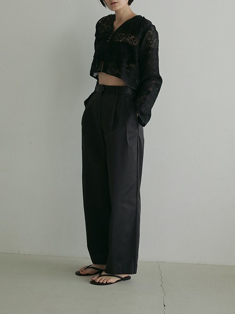 anuke アンヌーク Patchwork Lace Cardigan 62510403