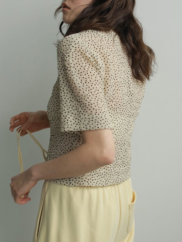 ��SALE60%OFF��anuke ����̡���  Vneck Dot Blouse 62520422  /����󥻥������Բľ��ʡ������ˤ�15���ޤ�¨��ȯ��(���˰ʳ�)��