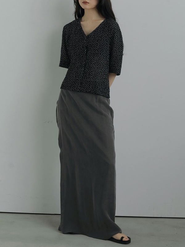 ��SALE60%OFF��anuke ����̡���  Vneck Dot Blouse 62520422  /����󥻥������Բľ��ʡ������ˤ�15���ޤ�¨��ȯ��(���˰ʳ�)��