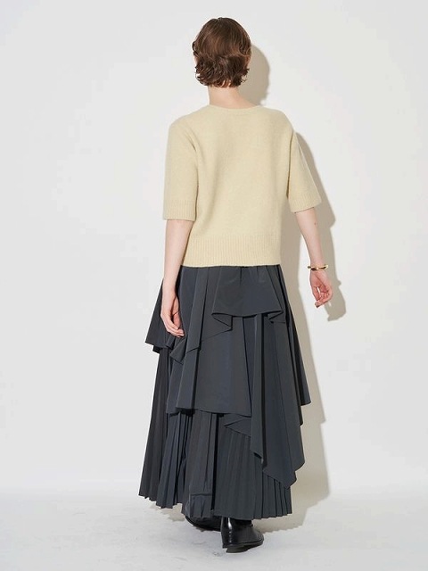 期間限定15%OFF】ELENDEEK エレンディーク ASYMMETRY PLEAT MIX