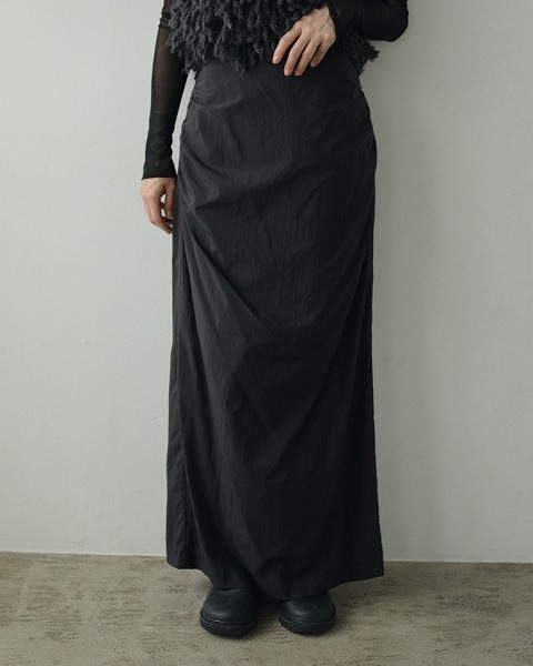 完売品タグ付き/anuke/Tuck Long Skirt ¥13,200
