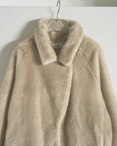 anuke アンヌーク Eco Minkfur Jacket 62520101 /キャンセル返品不可