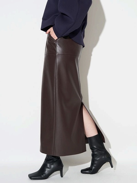 期間限定15%OFF】ELENDEEK エレンディーク FAUX LEATHER SK