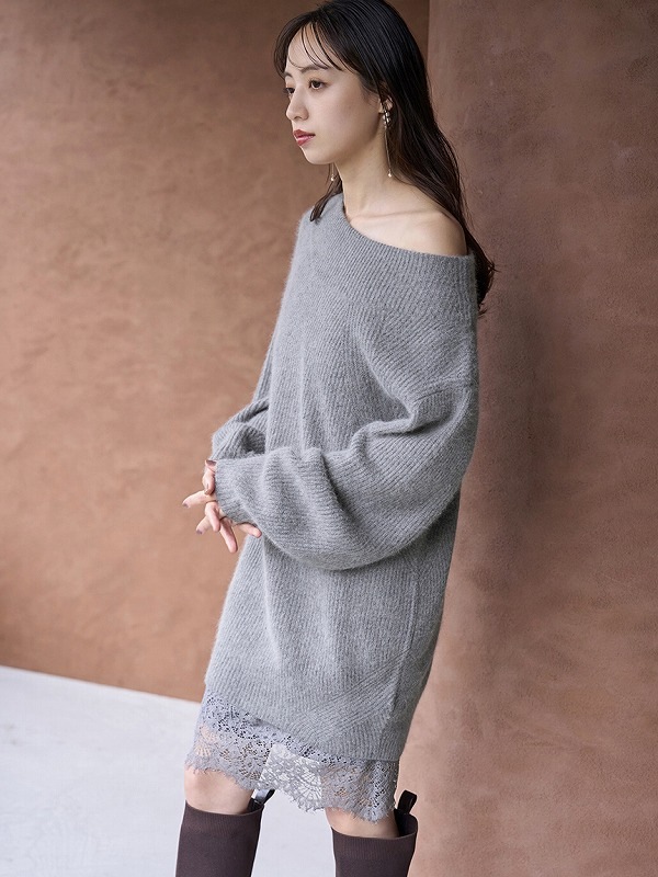 SALE50%OFF】SNIDEL スナイデル ニットセットキャミミニワンピース