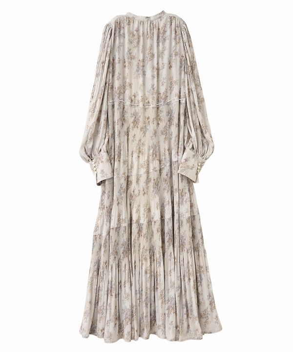 岡崎紗絵さんコラボ】COCODEAL ココディール フラワープリントプリーツ