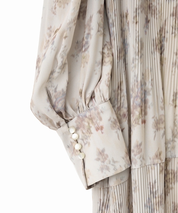 PRE SALE20%OFF】COCODEAL ココディール フラワープリントプリーツ