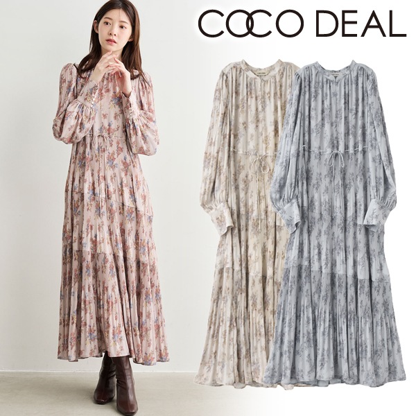 岡崎紗絵さんコラボ】COCODEAL ココディール フラワープリント