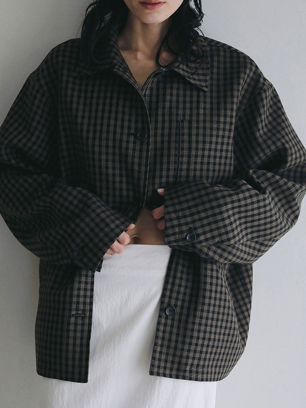 anuke ����̡��� Check Coverall Jacket 62620102 /����󥻥������Բľ��ʡ������ˤ�15���ޤ�¨��ȯ��(���˰ʳ�)��